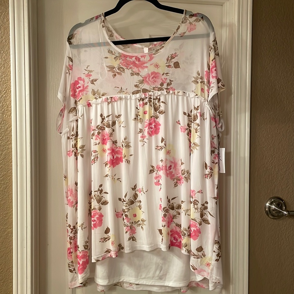 NWT NY Collection Top 3X